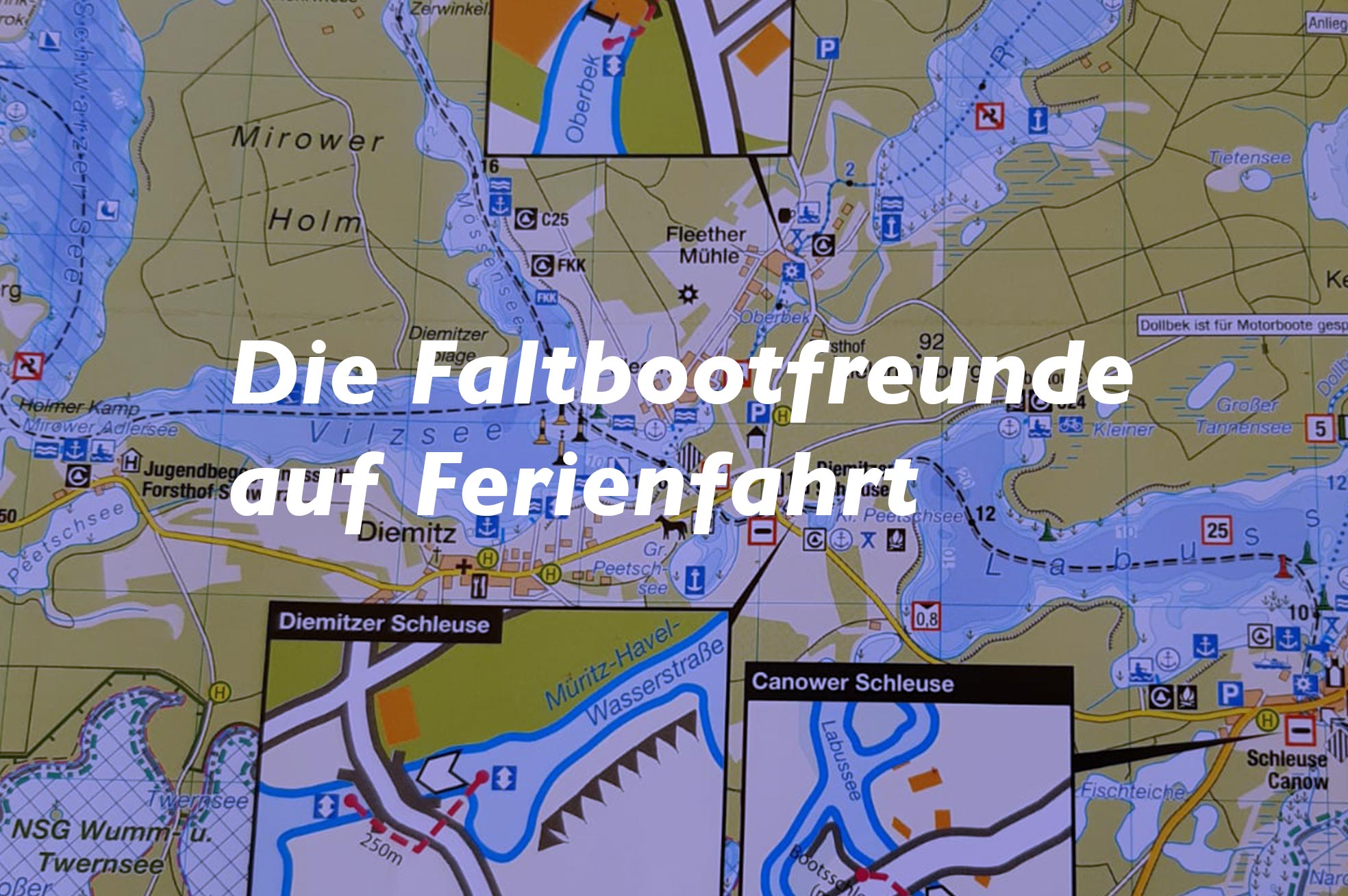 FFB Kanuten auf Ferienfahrt in Mecklenburg Vorpommern Faltbootfreunde